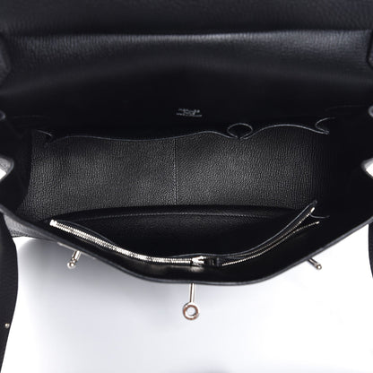 Hermes Taurillon Clemence Jypsiere 34 Black 5 of 7
