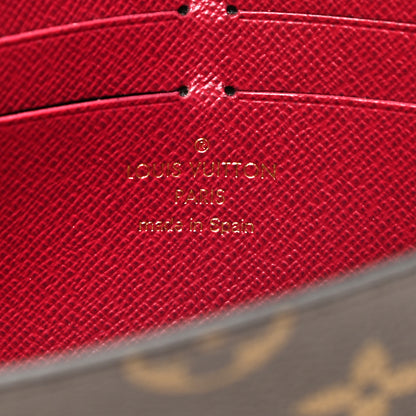 Louis Vuitton Monogram Jeanne Wallet Fuchsia 6 of 8