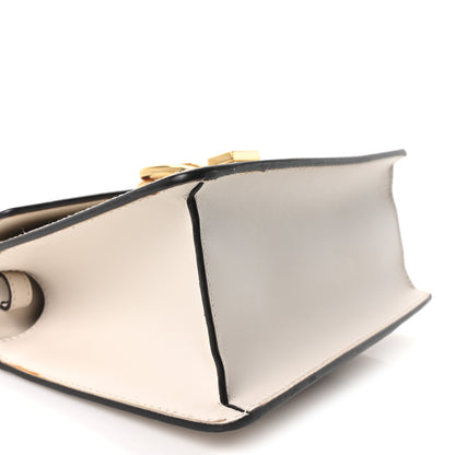 Gucci Calfskin Mini Sylvie Top Handle Bag White 9 of 10