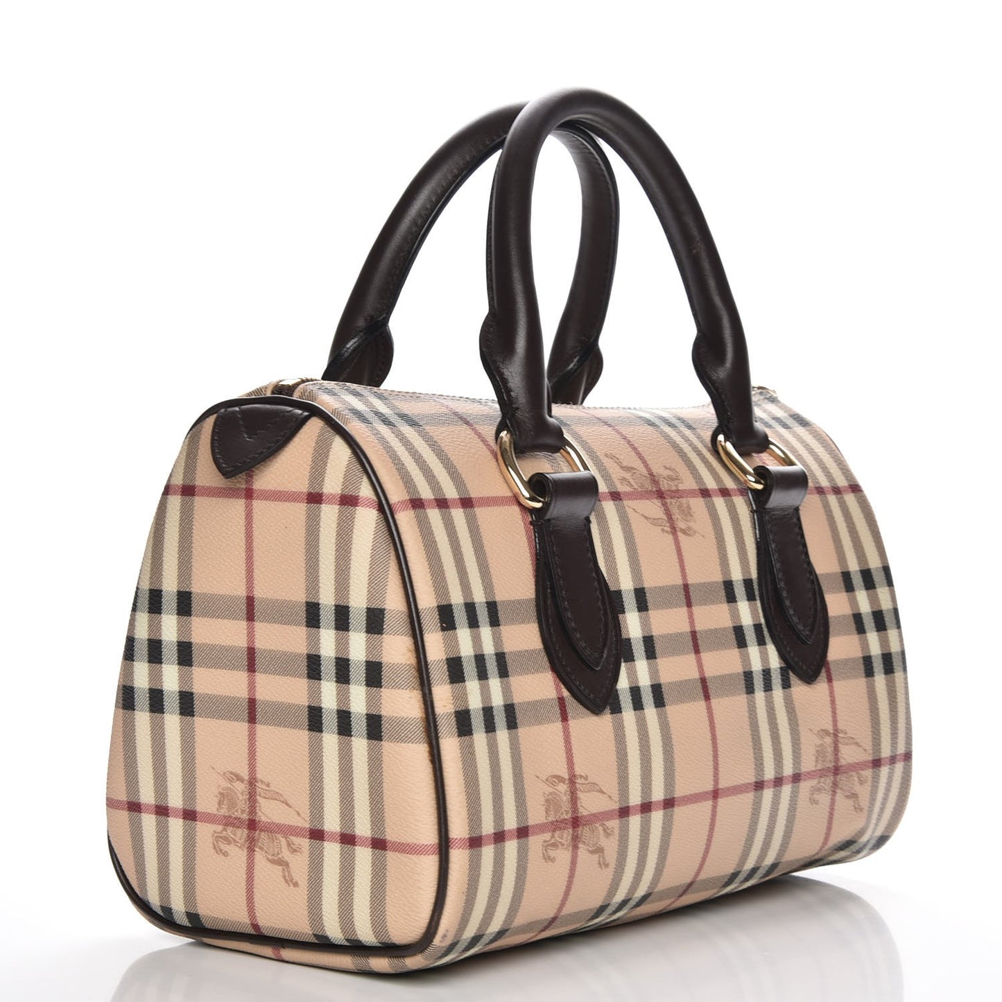 Haymarket Check Small Chester Bowling Bag Chocolate