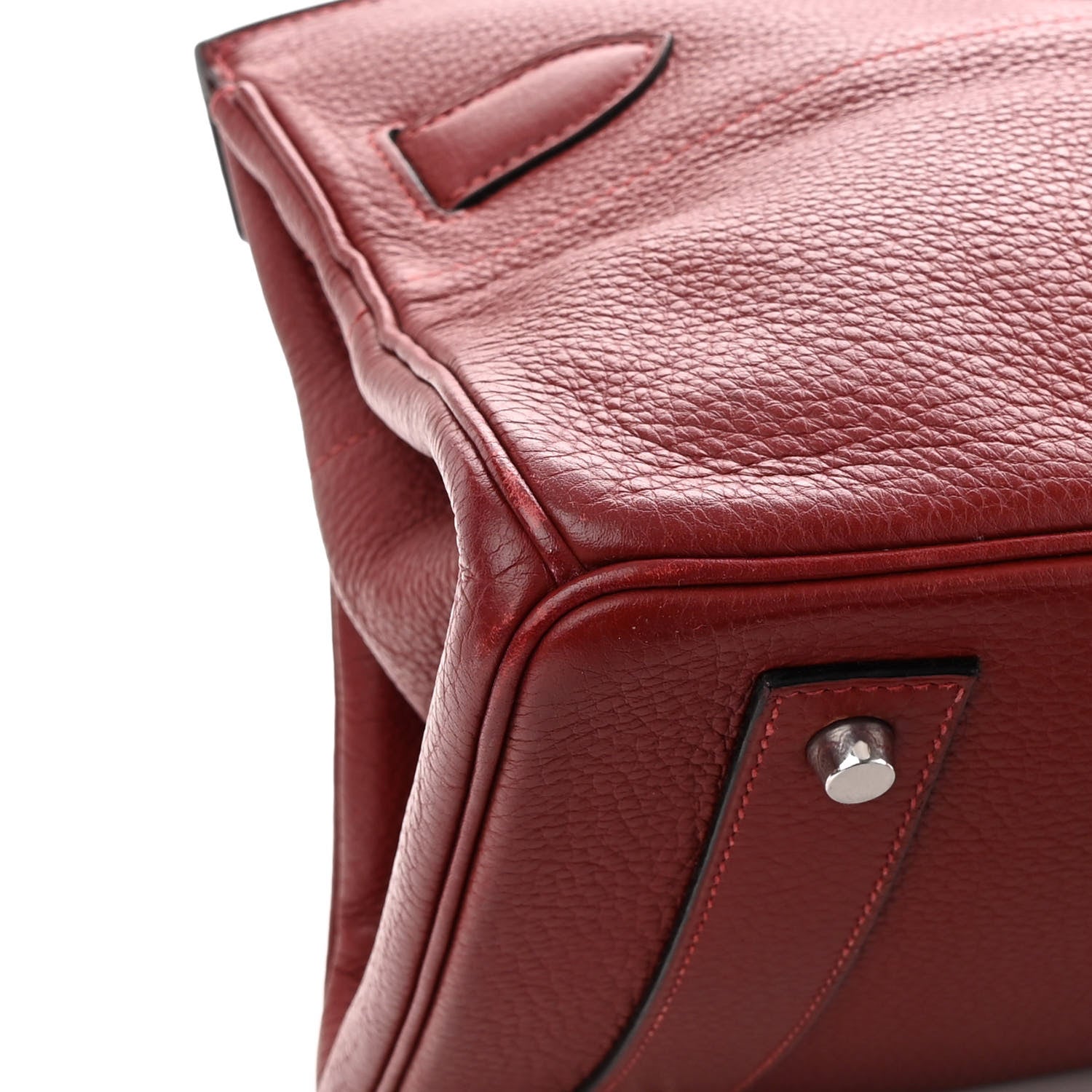 Hermes Taurillon Clemence JPG Birkin 42 Rouge H 12 of 25