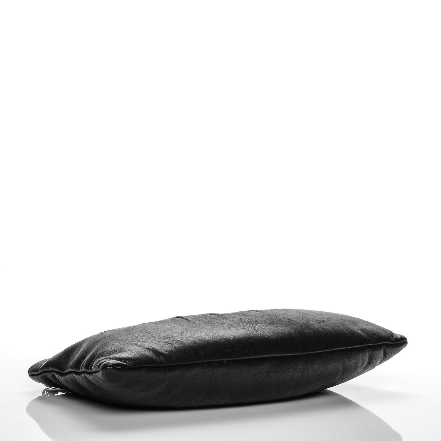 Chanel Lambskin Pleated Tassel Shoulder Bag Black 4 of 8