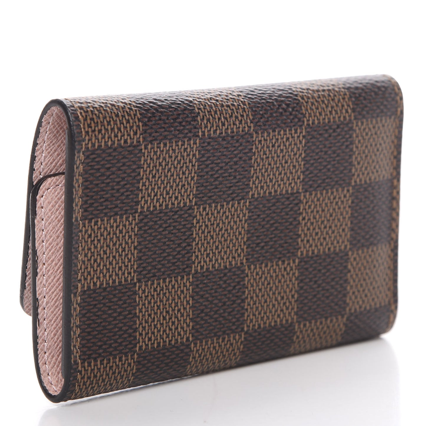 Damier Ebene Multicles 6 Key Holder Rose Ballerine