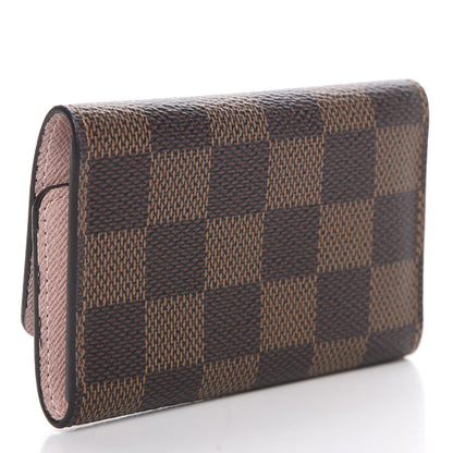 Louis Vuitton Damier Ebene Multicles 6 Key Holder Rose Ballerine 3 of 9
