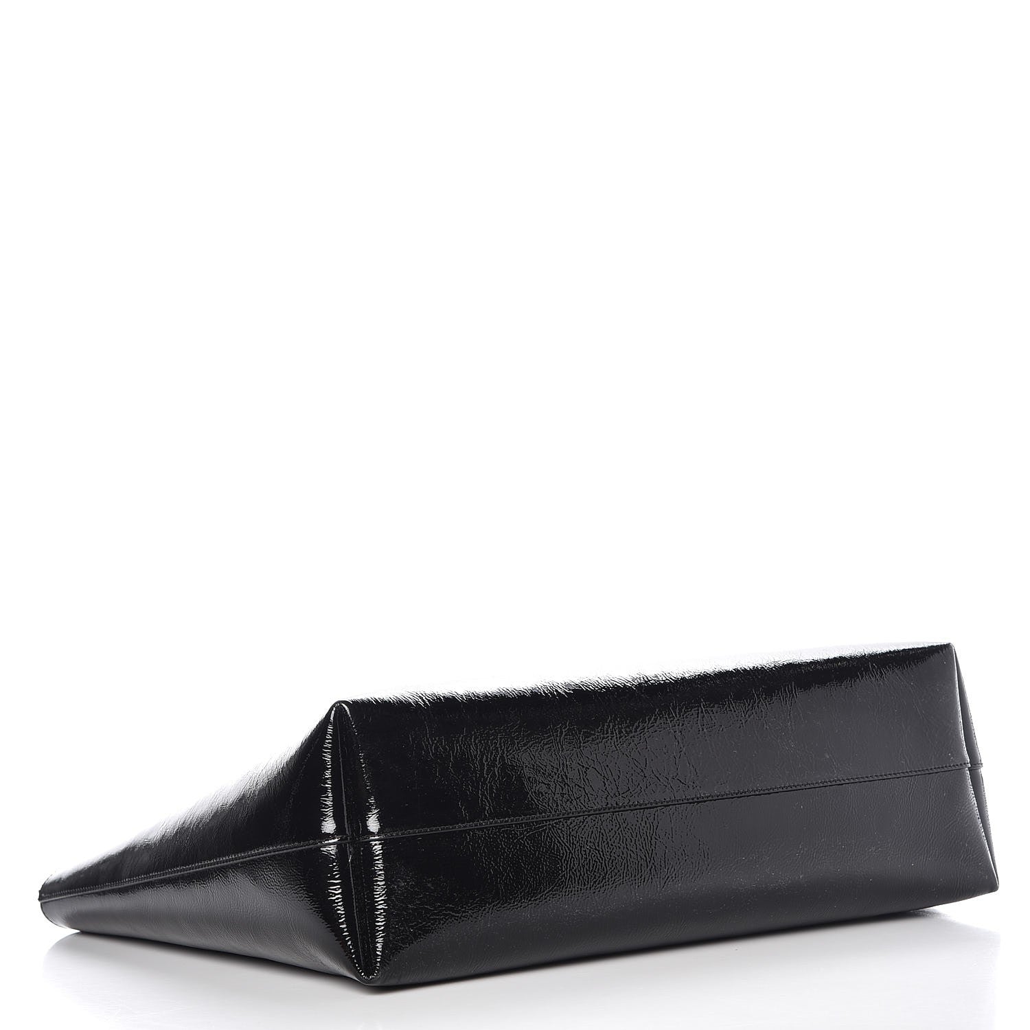 Saint Laurent Patent Calfskin Large Shopping Tote Black 4 of 9
