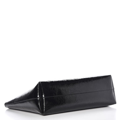 Saint Laurent Patent Calfskin Large Shopping Tote Black 4 of 9