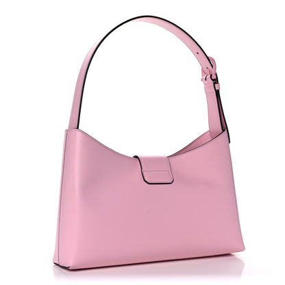 Salvatore Ferragamo Calfskin Trifolio Shoulder Bag Cheerleader Pink 3 of 13