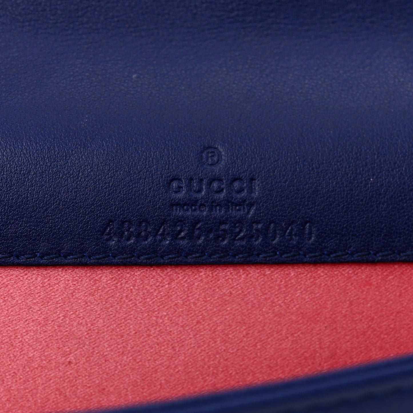 Velvet Matelasse GG Marmont Mini Bag Cobalt Blue