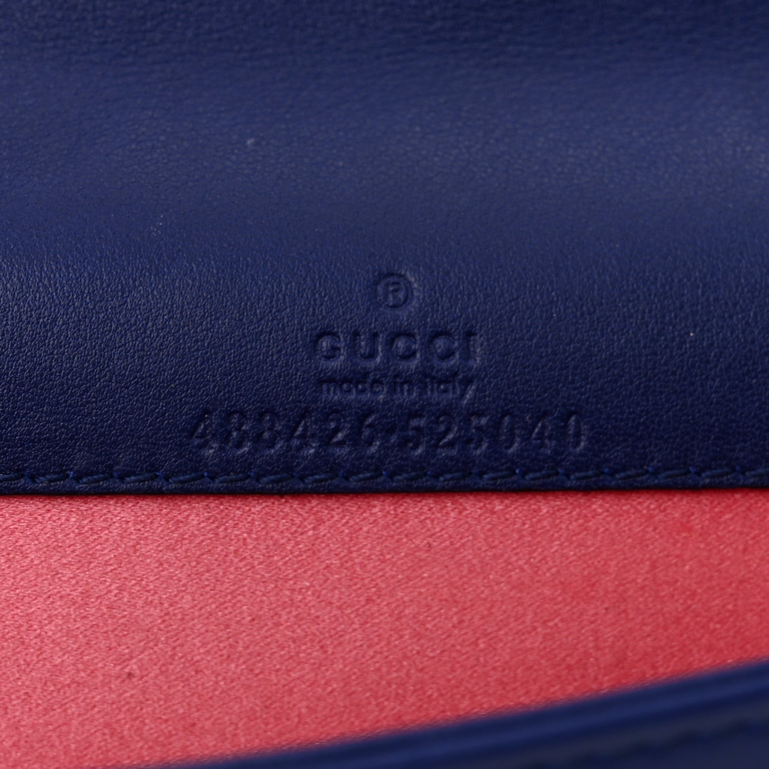 Gucci Velvet Matelasse GG Marmont Mini Bag Cobalt Blue 6 of 9