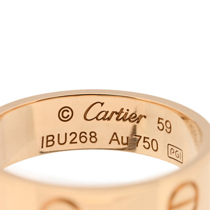 Cartier 18K Yellow Gold 5.5mm LOVE Ring 59 8.75 4 of 5
