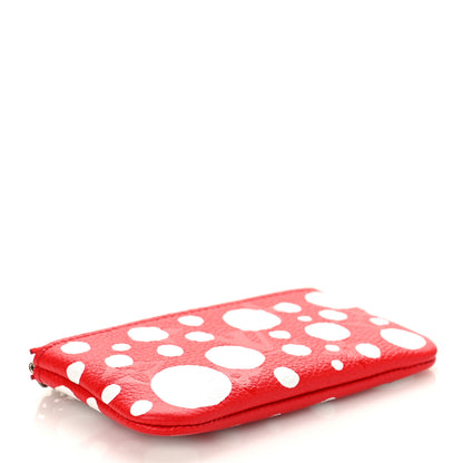 Louis Vuitton LV X YK Empreinte Infinity Dots Key Pouch Red White 4 of 9