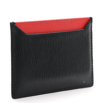 Prada Vitello Move Metal Card Case Black Lacca 3 of 10