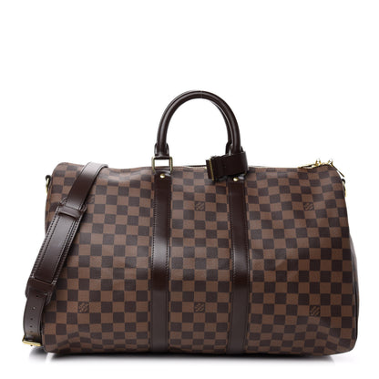 Louis Vuitton Damier Ebene Keepall Bandouliere 45 1 of 9