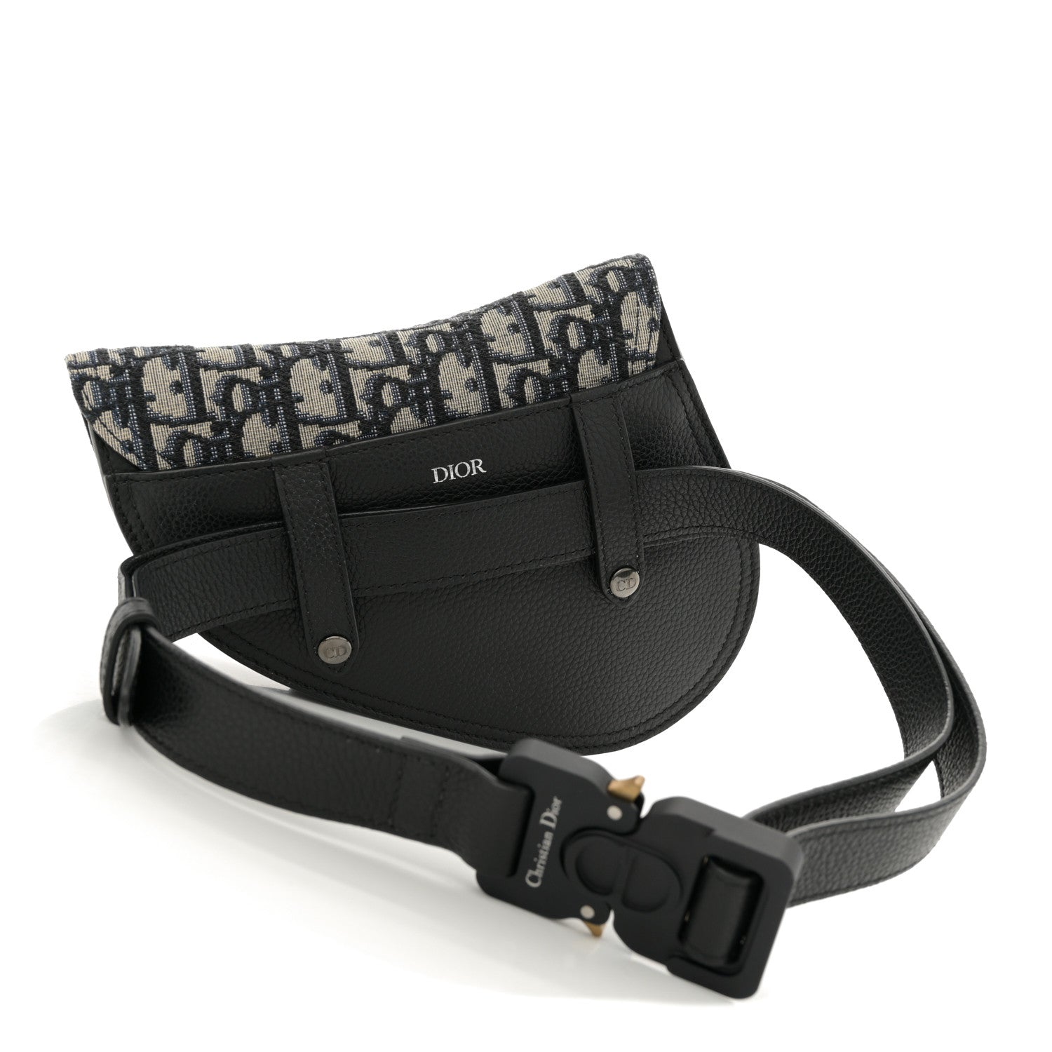 Christian Dior HOMME Oblique Saddle Belt Bag Blue 3 of 9