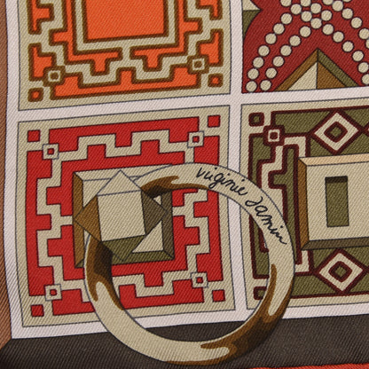 Hermes Silk Colliers de Chiens Scarf 90 8 of 9