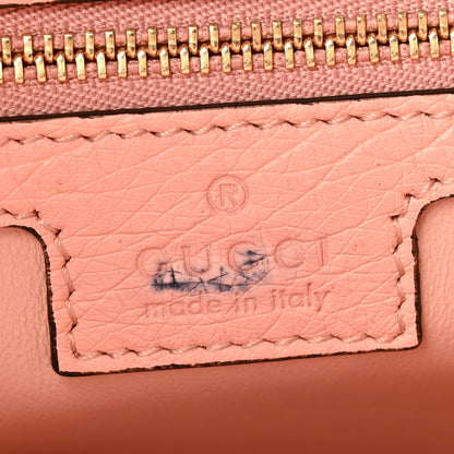 Gucci Snakeskin Ostrich Calfskin Small Jackie 1961 Hobo Pink Multicolor 7 of 15