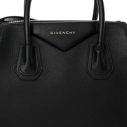 Givenchy Sugar Goatskin Woven Small Antigona Black White 8 of 15
