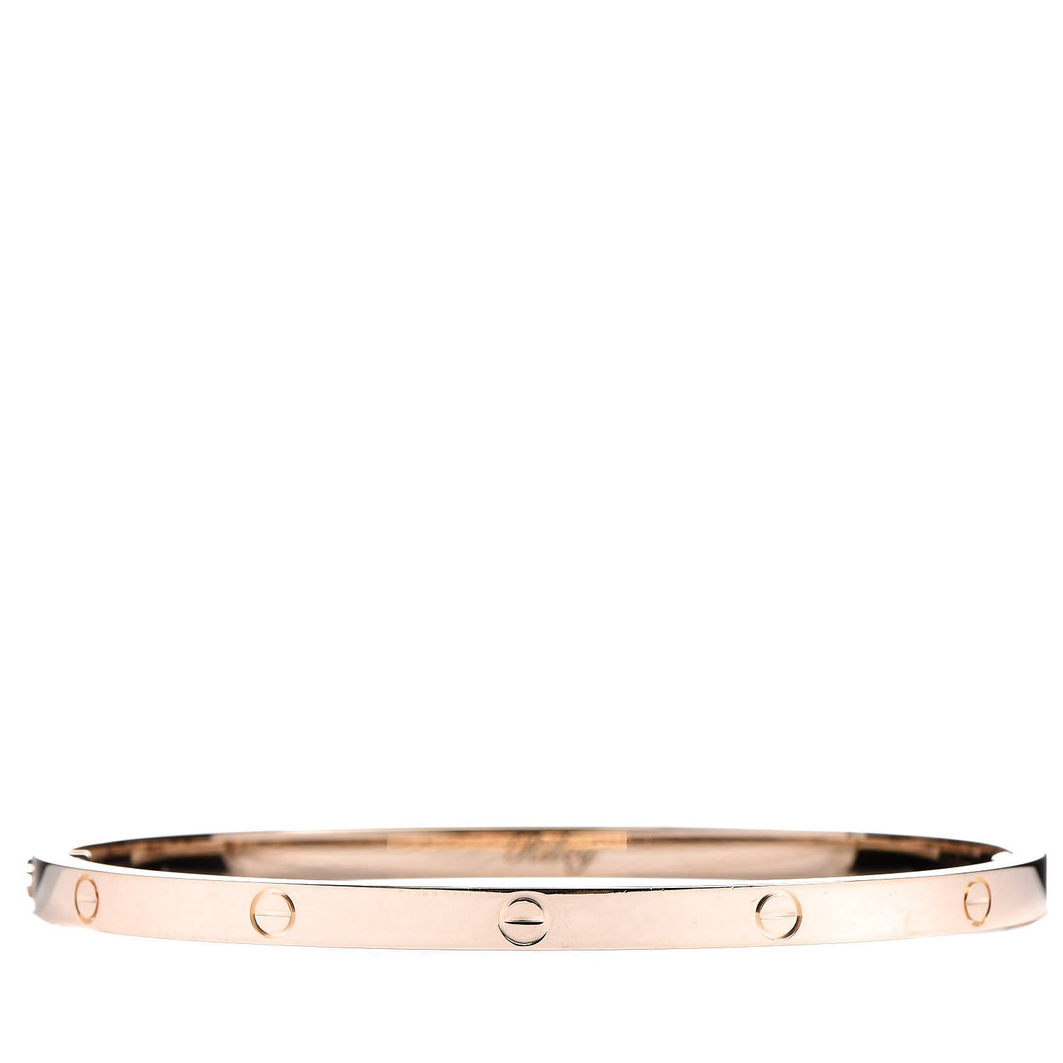 Cartier 18K Yellow Gold Small LOVE Bracelet 17 1 of 7