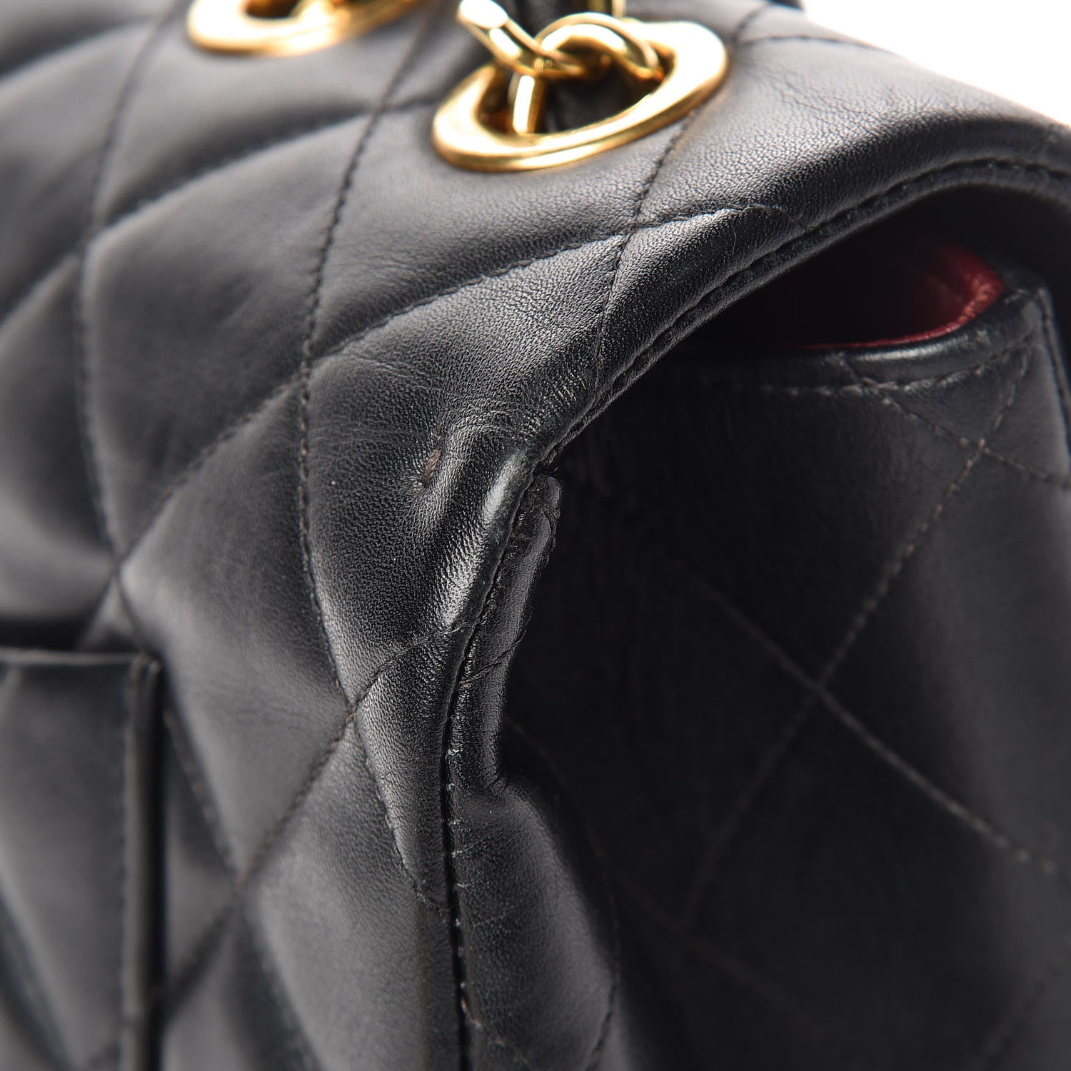 Chanel Lambskin Quilted XL Jumbo Single Flap Black 21 of 25