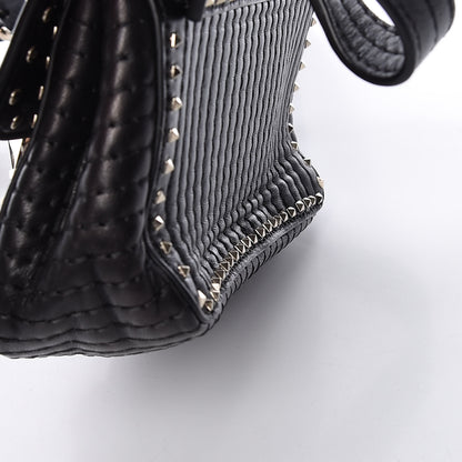 Valentino Garavani Lambskin ZiggyStud Rockstud Convertible Crossbody Belt Bag Black 12 of 12