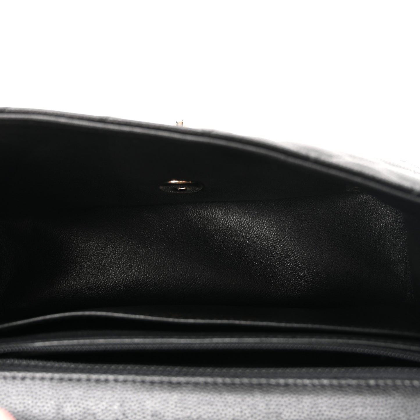 Caviar Quilted Mini Rectangular Flap Black