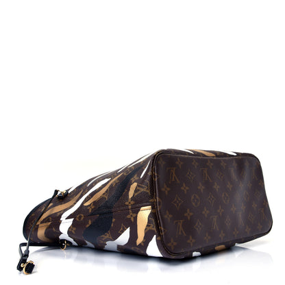 Louis Vuitton X LOL Monogram Neverfull MM Gold Silver 3 of 4