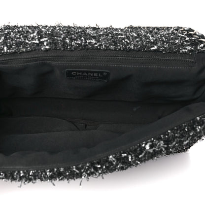 Chanel Glittered Tweed Quilted Jumbo Flap Multicolor 5 of 10