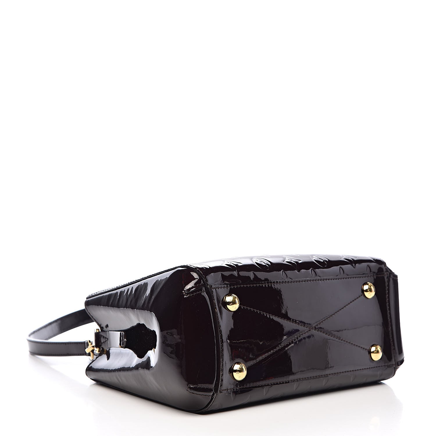 Louis Vuitton Vernis Montaigne BB Amarante 4 of 13