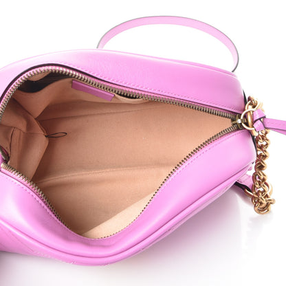 Gucci Calfskin Matelasse Small GG Marmont Chain Shoulder Bag Candy Mousse 5 of 8