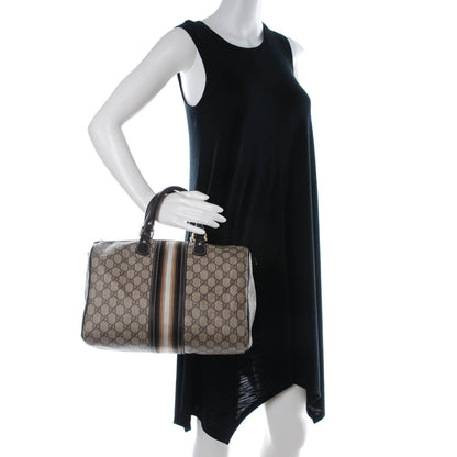Gucci GG Plus Monogram Web Medium Joy Boston Dark Brown 2 of 8