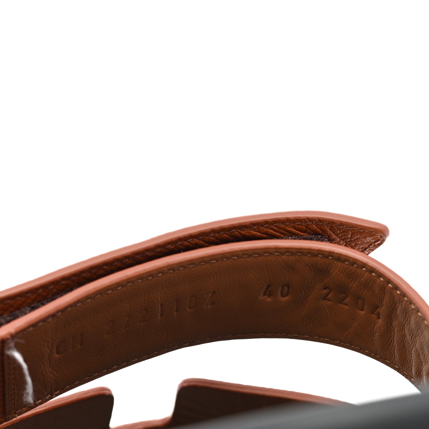 Hermes Epsom Womens Chypre Sandals 40 Natural 6 of 9