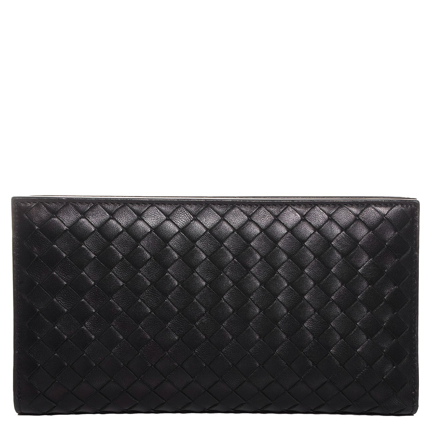 Nappa Intrecciato Continental Wallet Black