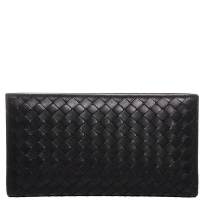 Bottega Veneta Nappa Intrecciato Continental Wallet Black 1 of 9