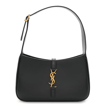 Saint Laurent Smooth Calfskin Le 5 A 7 Hobo Black 1 of 11