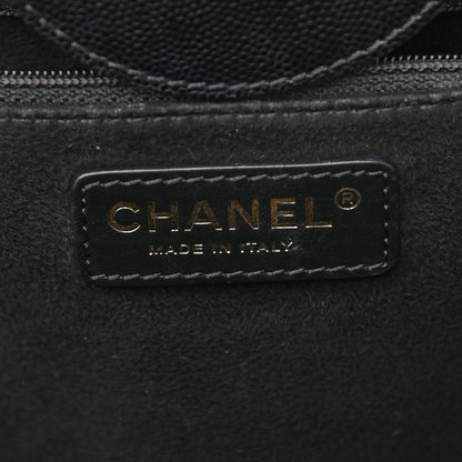 Chanel Caviar Small Studded Deauville Tote Black 13 of 15