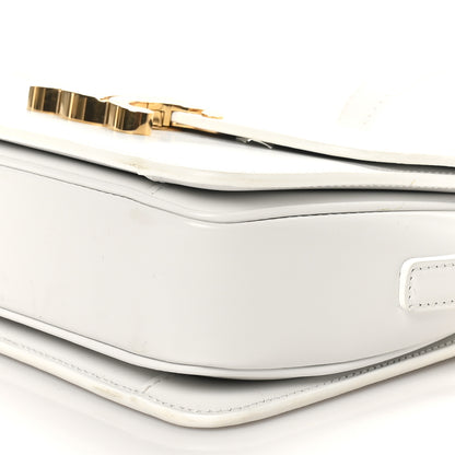 Celine Shiny Calfskin Teen Triomphe Arctic White 9 of 9