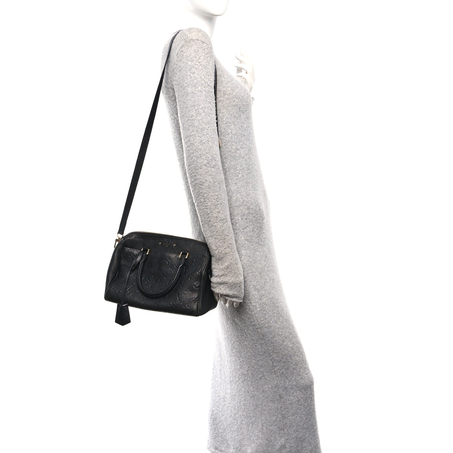 Louis Vuitton Empreinte Speedy Bandouliere 25 NM Black 2 of 10