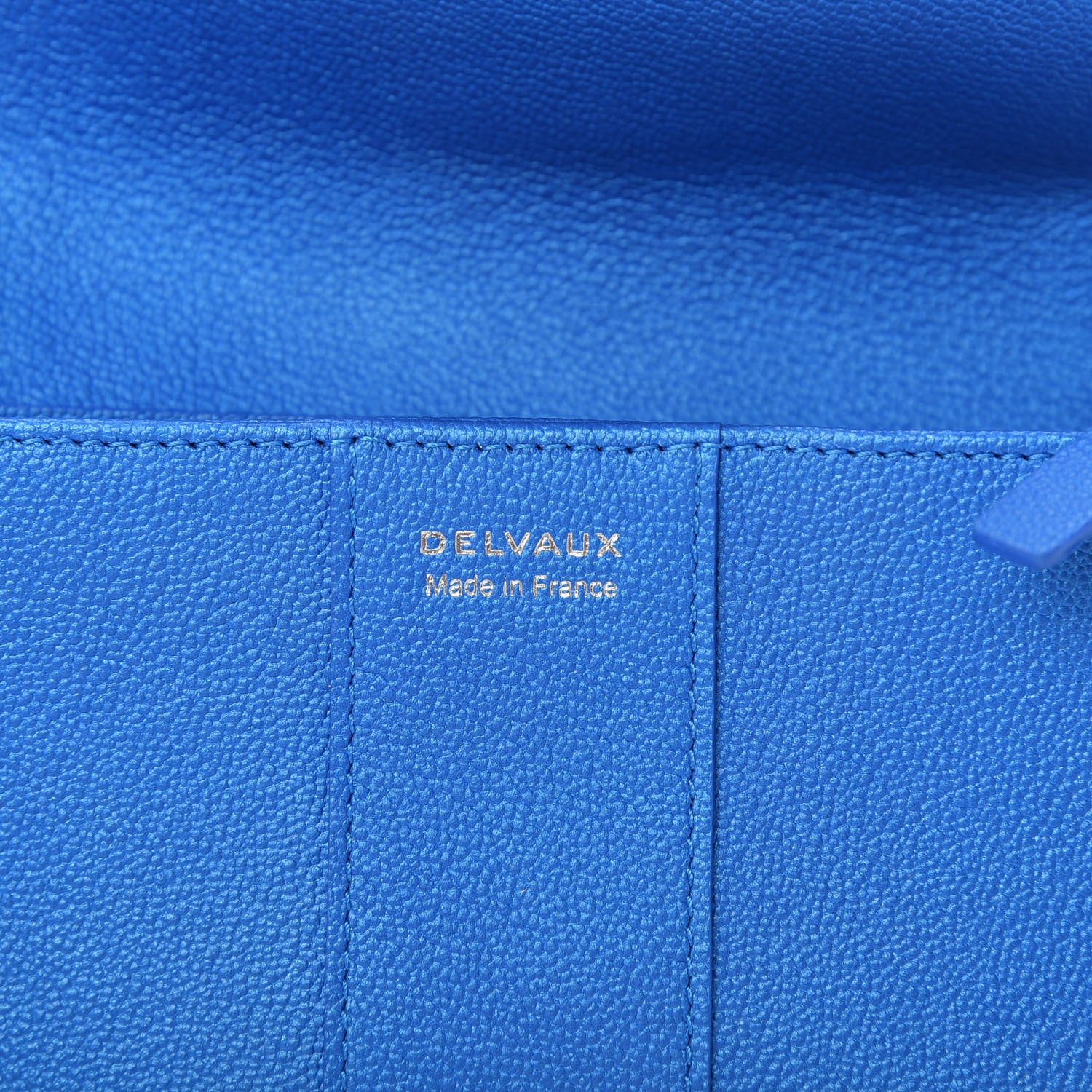 Delvaux Brillant Wallet on Chain Satin Electric 8 of 9