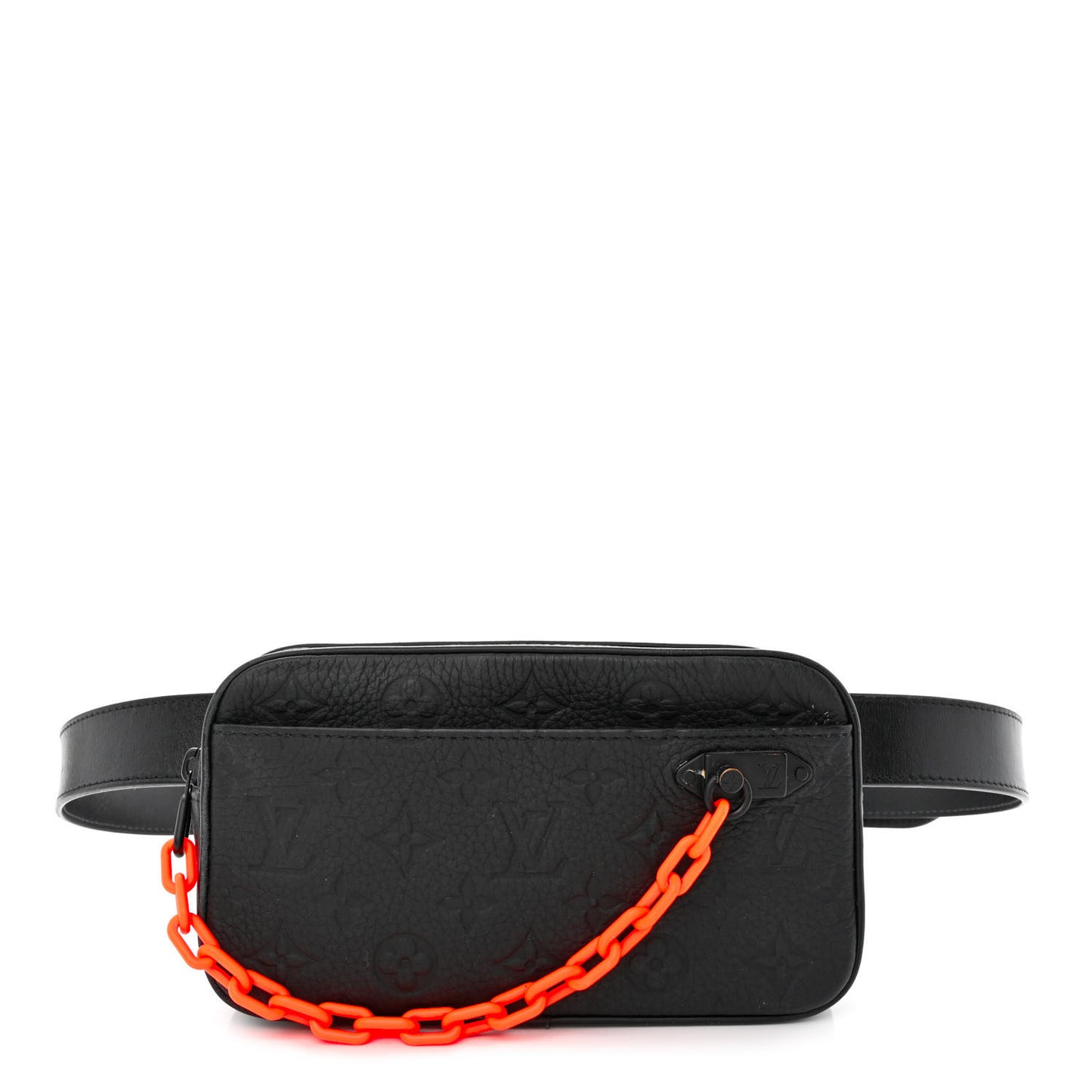 Taurillon Monogram Uniformes Solar Ray Soft Pochette Volga Belt Bag Black