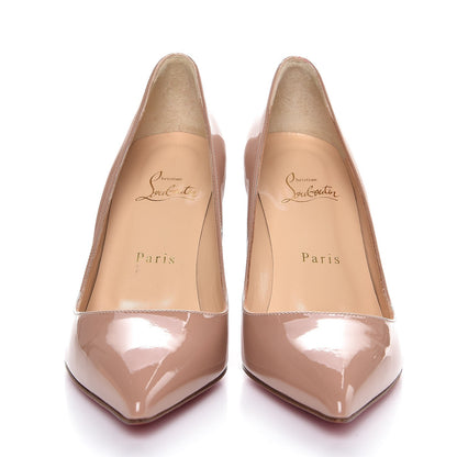 Christian Louboutin Patent Pigalle 85 Pumps 37 Nude 2 of 8