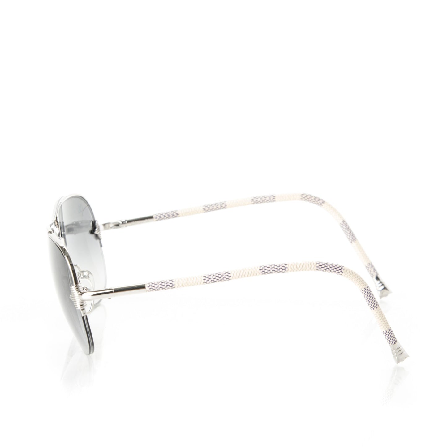 Damier Azur Petite Viola Pilote Aviator Sunglasses Z0570U
