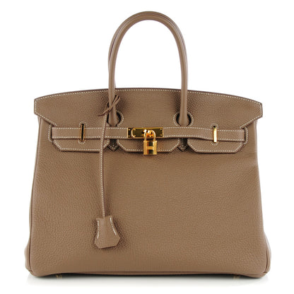 Hermes Togo Birkin 35 Etoupe 1 of 24