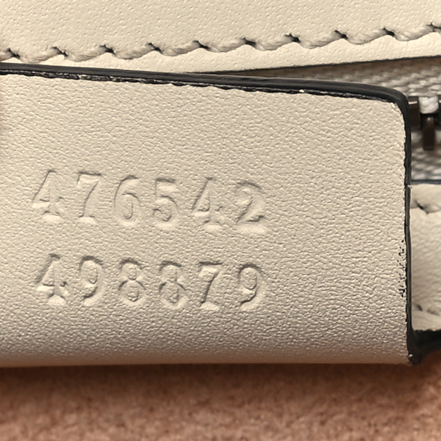 Gucci Calfskin Sylvie Web Queen Margaret Shoulder Bag Mystic White Black 7 of 11