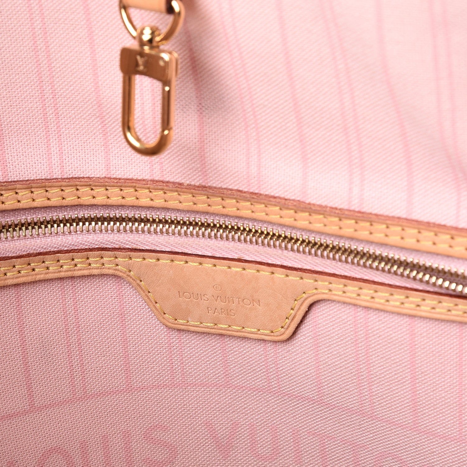 Louis Vuitton Damier Azur Neo Neverfull MM Rose Ballerine 6 of 10