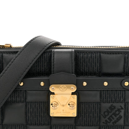 Louis Vuitton Damier Quilt Lambskin Troca Pochette Black 7 of 11