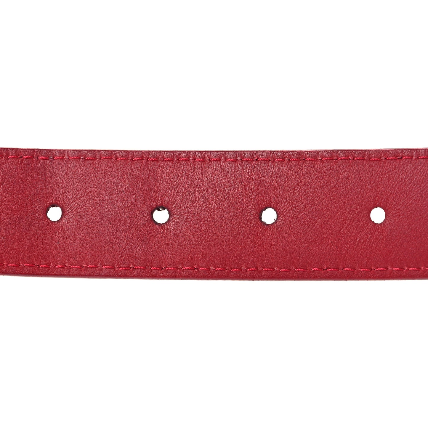 Monogram Multicolor LV Cut Reversible Belt 80 32 White