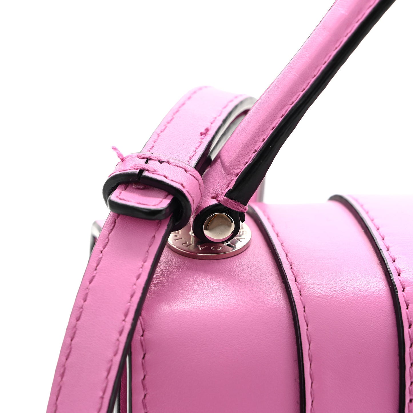 Calfskin Serpenti Forever Top Handle Pink