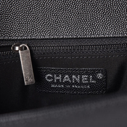 Chanel Caviar Quilted New Medium Boy Flap Black 6 of 8