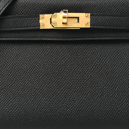 Hermes Epsom Mini Kelly Sellier 20 Black 8 of 11