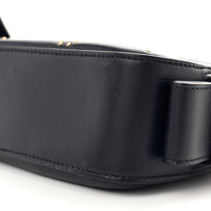Chloe Smooth Calfskin Little Horses Embroidered Shoulder Bag Black 9 of 10